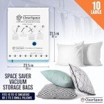 ClearSpace Vacuum Seal Bags for Clothes - Large Set