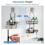 Joqixon Extended Shower Organizer with Hooks