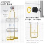 Adjustable Shower Caddy Organizer with Extra Storage