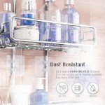 Adjustable Shower Caddy Organizer with Extra Storage
