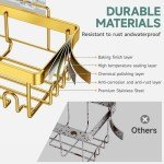 Heavy-Duty Wall-Mounted Shower Caddy 6-Pack