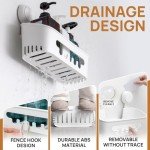 Suction Cup Shower Caddy - Removable Bathroom Organizer