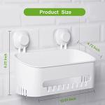 LUXEAR No-Drill Suction Cup Shower Caddy