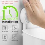 LUXEAR No-Drill Suction Cup Shower Caddy
