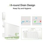LUXEAR No-Drill Suction Cup Shower Caddy