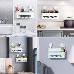 LUXEAR No-Drill Suction Cup Shower Caddy