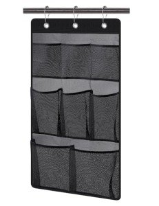 KIMBORA Hanging Mesh Shower Caddy with Pockets