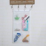 2 Pack Mesh Hanging Caddy Organizer with 6 Pockets