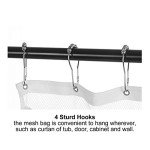 2 Pack Mesh Hanging Caddy Organizer with 6 Pockets