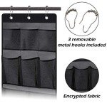 KIMBORA Hanging Mesh Shower Caddy with Pockets