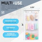 9-Pocket Shower Curtain Organizer for Home Essentials