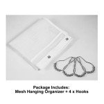 2 Pack Mesh Hanging Caddy Organizer with 6 Pockets