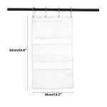 2 Pack Mesh Hanging Caddy Organizer with 6 Pockets