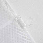 Multifunctional Hanging Bath Toy Organizer - White