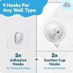 Mesh Bath Toy Storage Organizer with Suction Cups