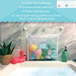 Bath Toy Organizer with Hooks and Mesh Bag