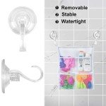 4-Pack Heavy Duty Wreath Hangers with Suction Cups