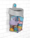 Moby Hanging Bath Toy Organizer in Grey