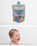 Moby Hanging Bath Toy Organizer in Grey