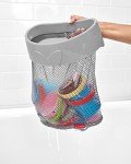 Moby Hanging Bath Toy Organizer in Grey