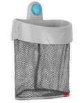 Moby Hanging Bath Toy Organizer in Grey