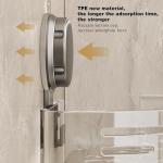 Gray Corner Shower Caddy with Suction Cups