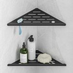 Corner Shower Shelf Organizer 2-Pack - Rustproof 10