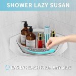 Adhesive Corner Shower Caddy - Large Capacity Organizer