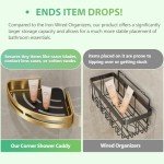 Geobella Heavy-Duty Corner Shower Organizer 2-Pack