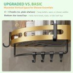 Geobella Heavy-Duty Corner Shower Organizer 2-Pack