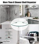 2 Pack Wall-Mounted Glass Corner Shelves