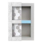 Recessed Shower Niche Insert for Bathroom Storage