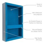 Modern Wide Shower Niche with Built-in Shelf