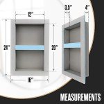 Recessed Shower Niche Insert for Bathroom Storage