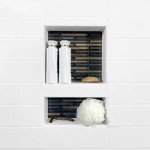 Modern Wide Shower Niche with Built-in Shelf