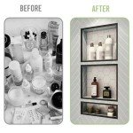16" x 34" Recessed Shower Niche Organizer