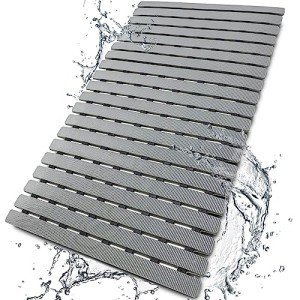 BEMISO Non-Slip Suction Cup Shower Mat 27.5"x15.7