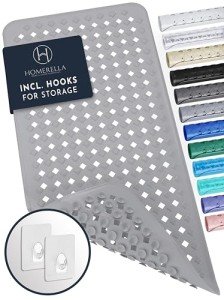 Homerella Non-Slip Bath Mat with Suction Cups