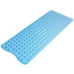 Non-Slip Bath Mat with Suction Cups 40x16 Inches
