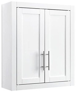 Savannah Wall-Mounted Bathroom Storage Cabinet, White