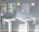 Beveled Edge Medicine Cabinet with Mirror, 20" x 26