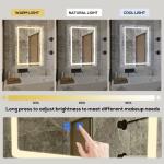 Anti-Fog Bathroom Medicine Cabinet with Lights