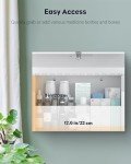 Wall Mount Medicine Cabinet with Key Lock
