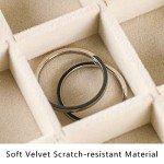 Stackable Velvet Jewelry Organizer Tray Set of 4
