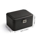 KAMIER 2-Layer Luxury Jewelry Organizer Box