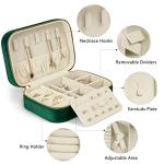KAMIER Velvet Jewelry Organizer Box for Accessories