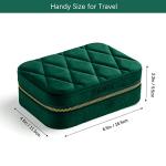KAMIER Velvet Jewelry Organizer Box for Accessories
