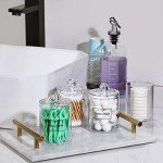 Acrylic Qtip Holder Dispenser Set - 4 Pieces