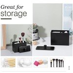 Matte Black Cotton Swab and Ball Holder