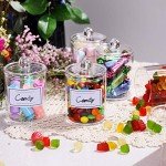 Acrylic Qtip Holder Dispenser Set - 4 Pieces